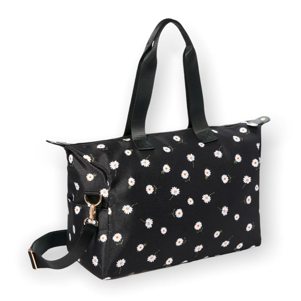 Alice + Olivia x Stacey Bendet Duffel Weekender Bag Daisy Print Ditsy Floral